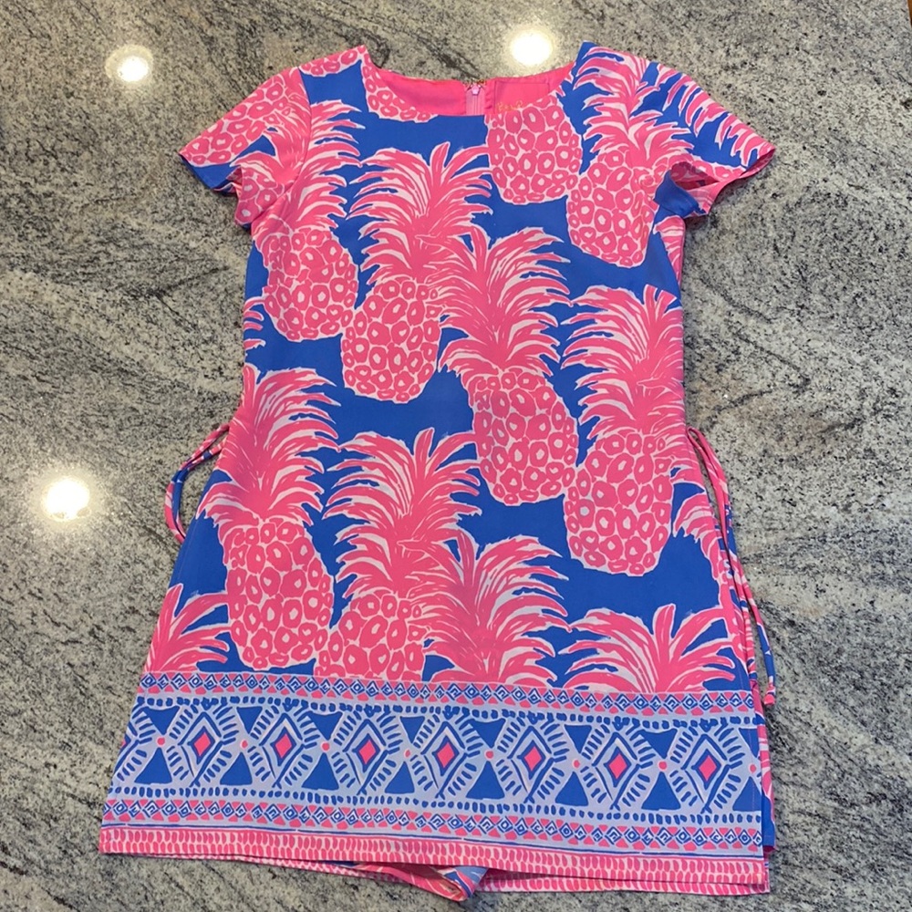 Lily Pulitzer Blanca Pineapple Print Romper